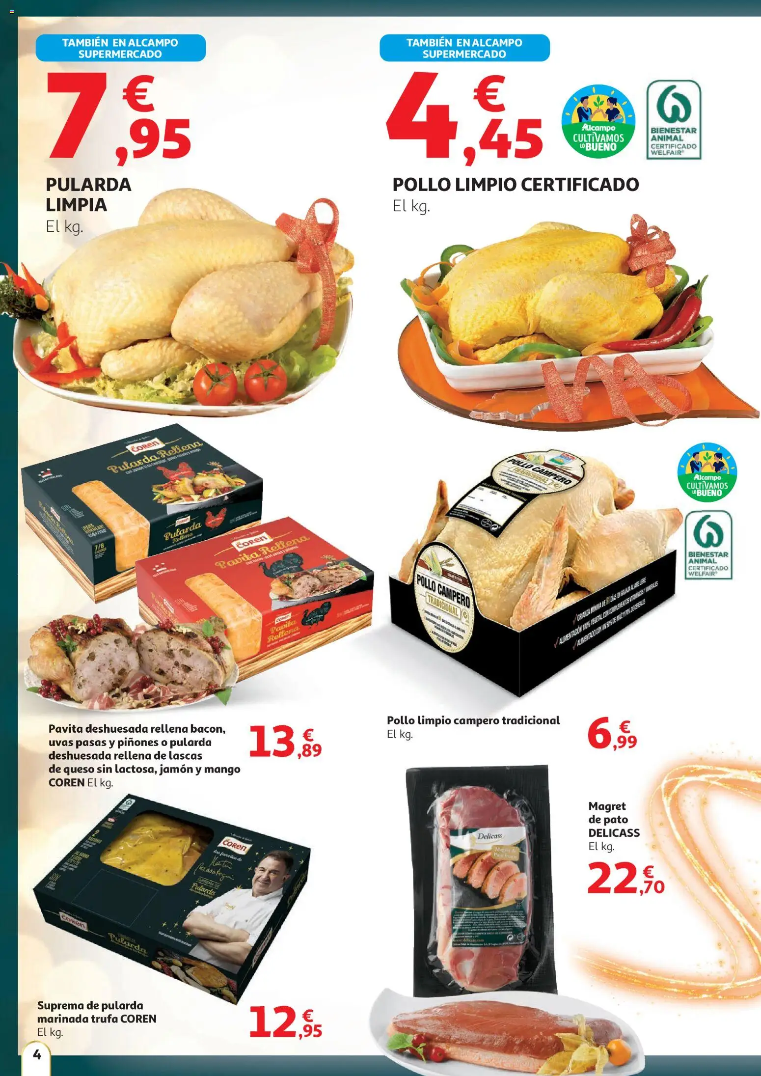 Alcampo - HG Unico │ válido desde el 11.12.2025 | Página: 4 | Productos: Queso, Τζίντζερ, Jamón, Ρούτερ