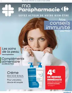 Carrefour - Prévisualisation de Carrefour Ma parapharmacie-nos conseils immunité  valide à partir de 03.02.2026