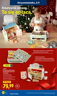 Pogląd oferty "Lupilu® Drewniany grill stołowy lub drewniana piekarnia i kawiarnia, z naturalnego drewna do wyboru grill stołowy, ok. 30 x 20 x 13 cm (32 elementy) lub piekarnia-kawiarnia, ok. 30 x 17 x 31 cm (33 elementy)" - ważna od 03.11.2025 | Strona: 8