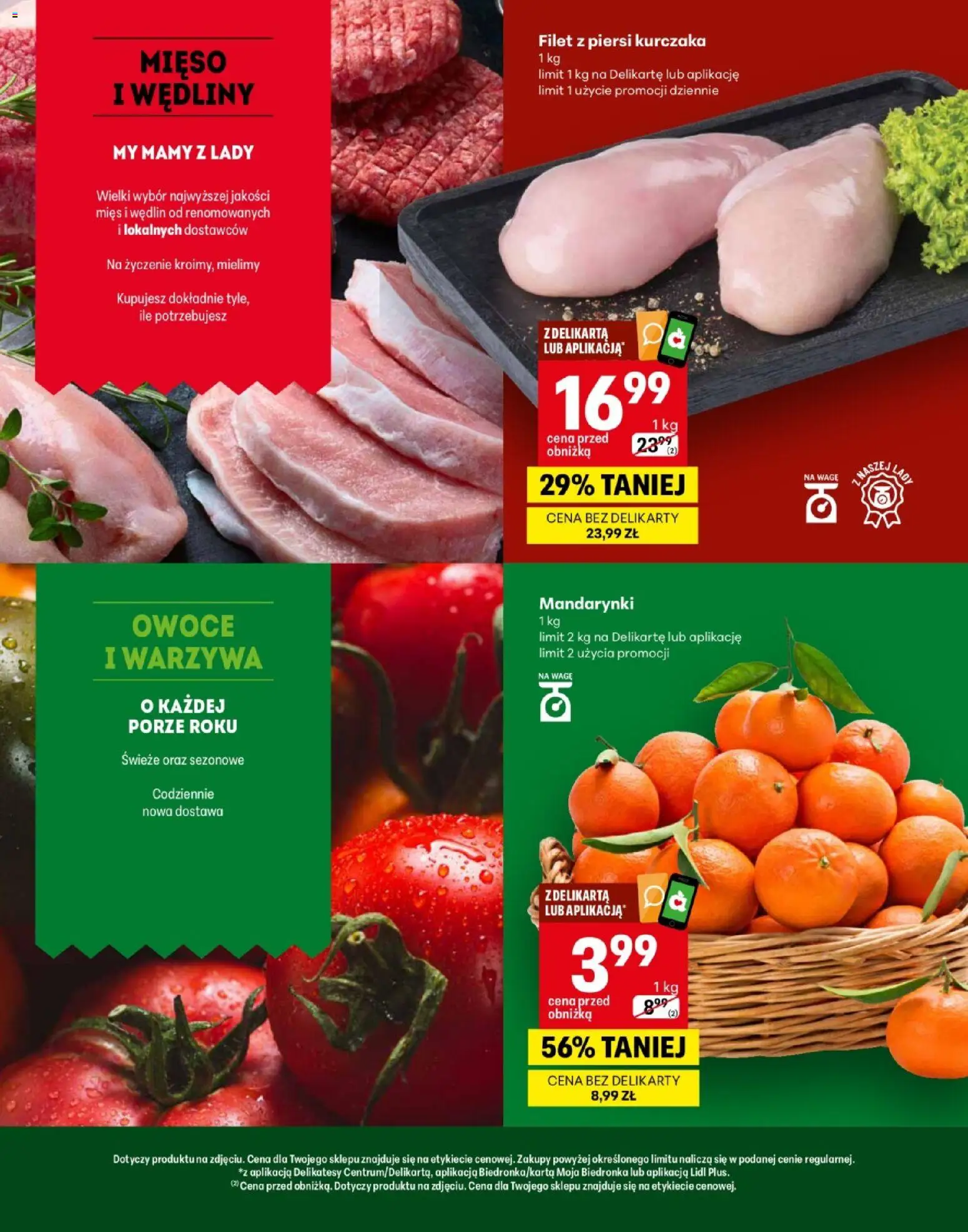 Delikatesy Centrum Gazetka Warszawa Otwarcie od 05.03.2026 | Strona: 2 | Produkty: Piersi, Delikatesy, Mandarynki, Owoce