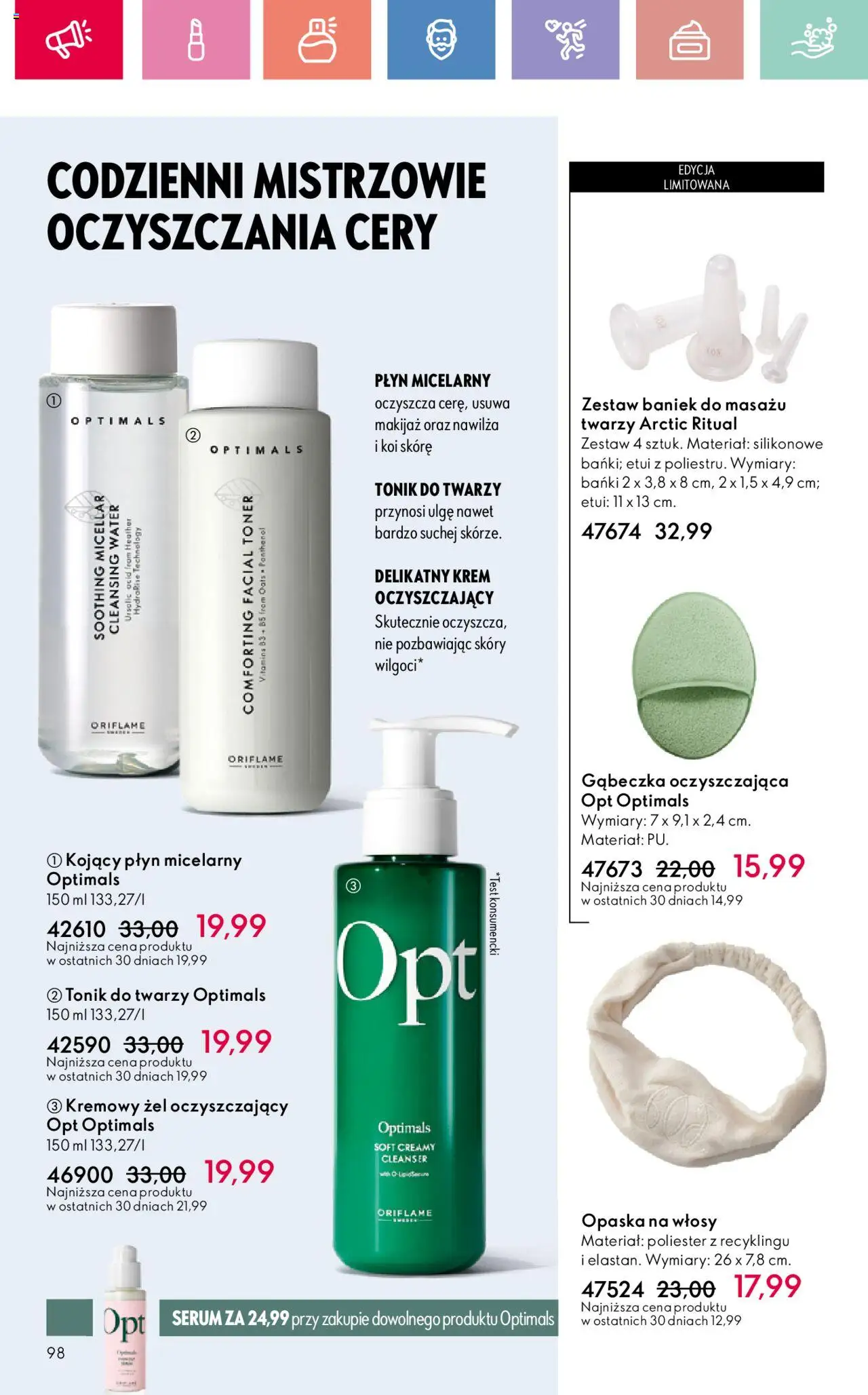 Oriflame Katalog 11 2025 od 27.07.2025 | Strona: 98 | Produkty: Toner, Makijaż, Krem, Tonik