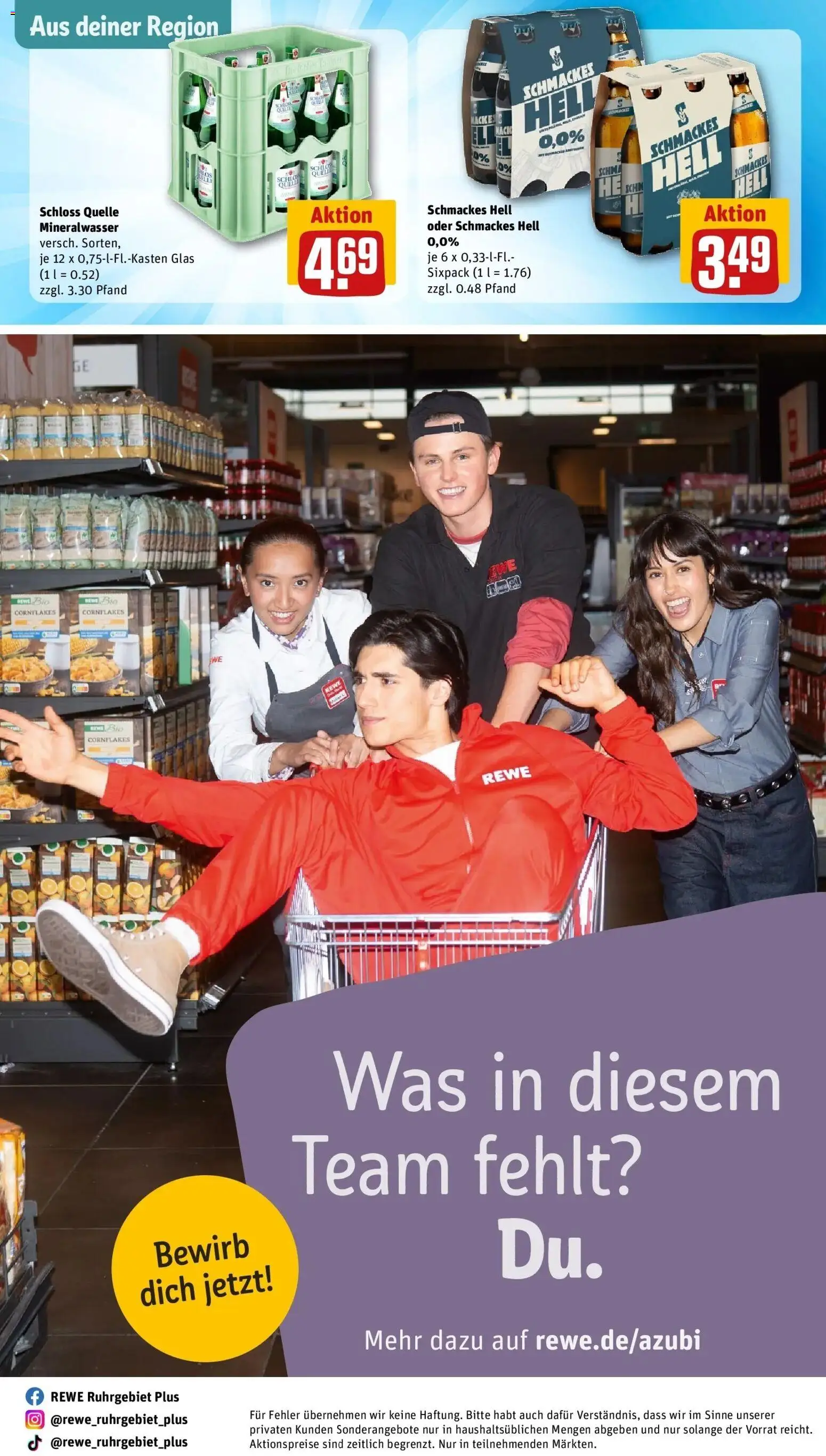 Rewe Prospekt Moers	 – gültig ab 15.03.2026 | Seite: 30 | Produkte: Mineralwasser