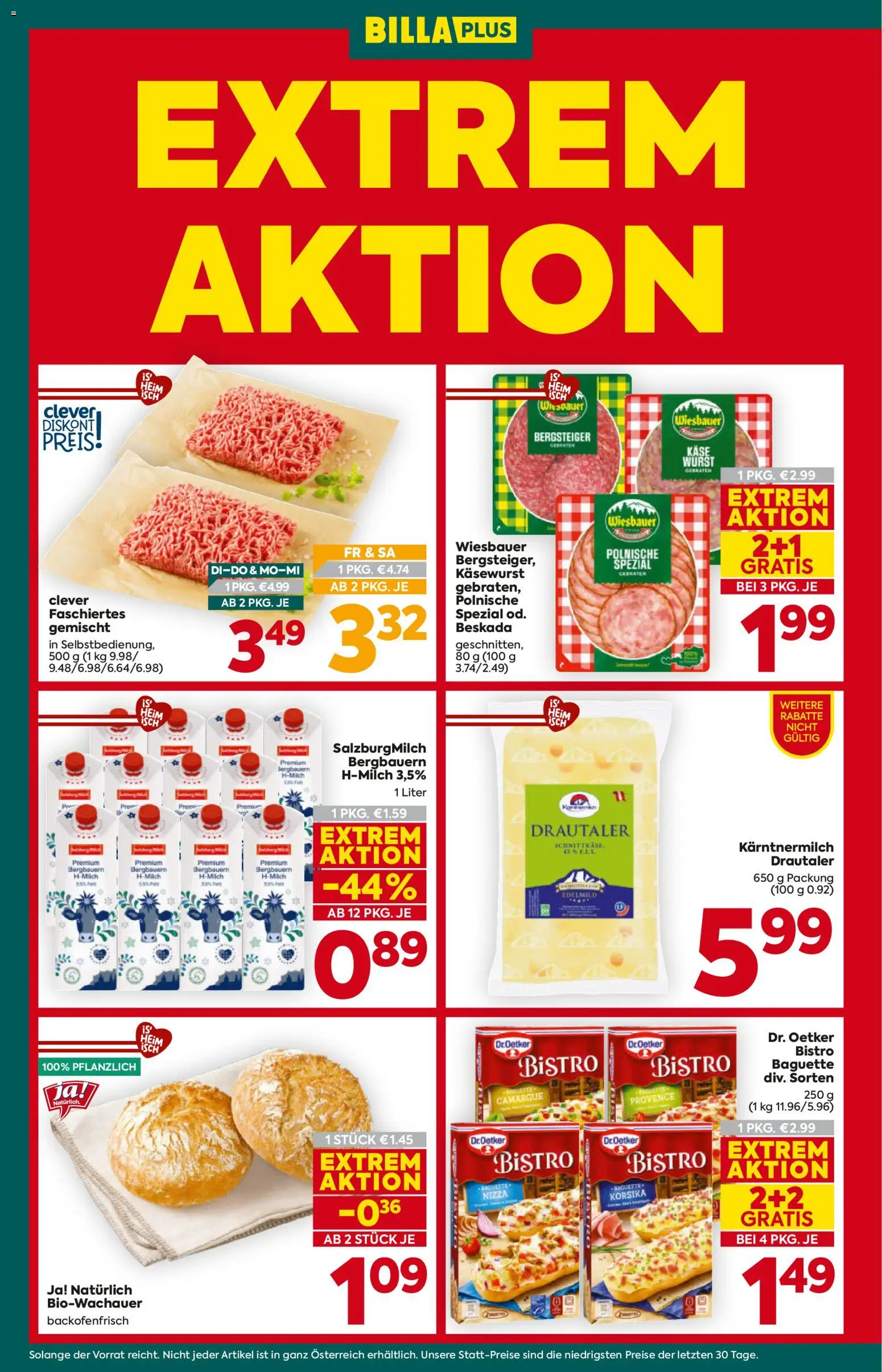 Billa Plus Flugblatt gültig ab 07.04.2026 | Seite: 6 | Produkte: Wurst, Jääkaappipakastin