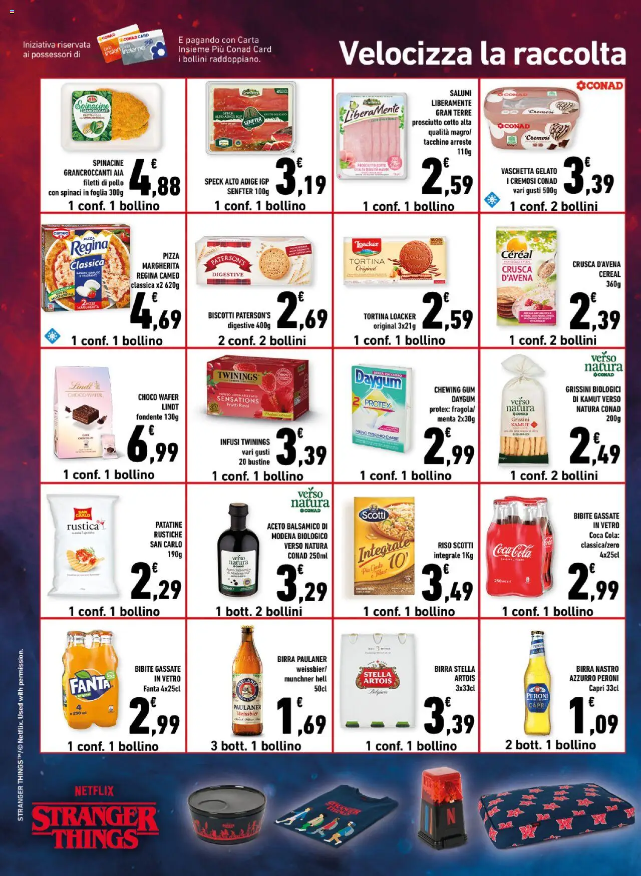 Volantino Conad del 09.10.2025 | Pagina: 14 | Prodotti: Pollo, Riso, Aceto, Coca Cola