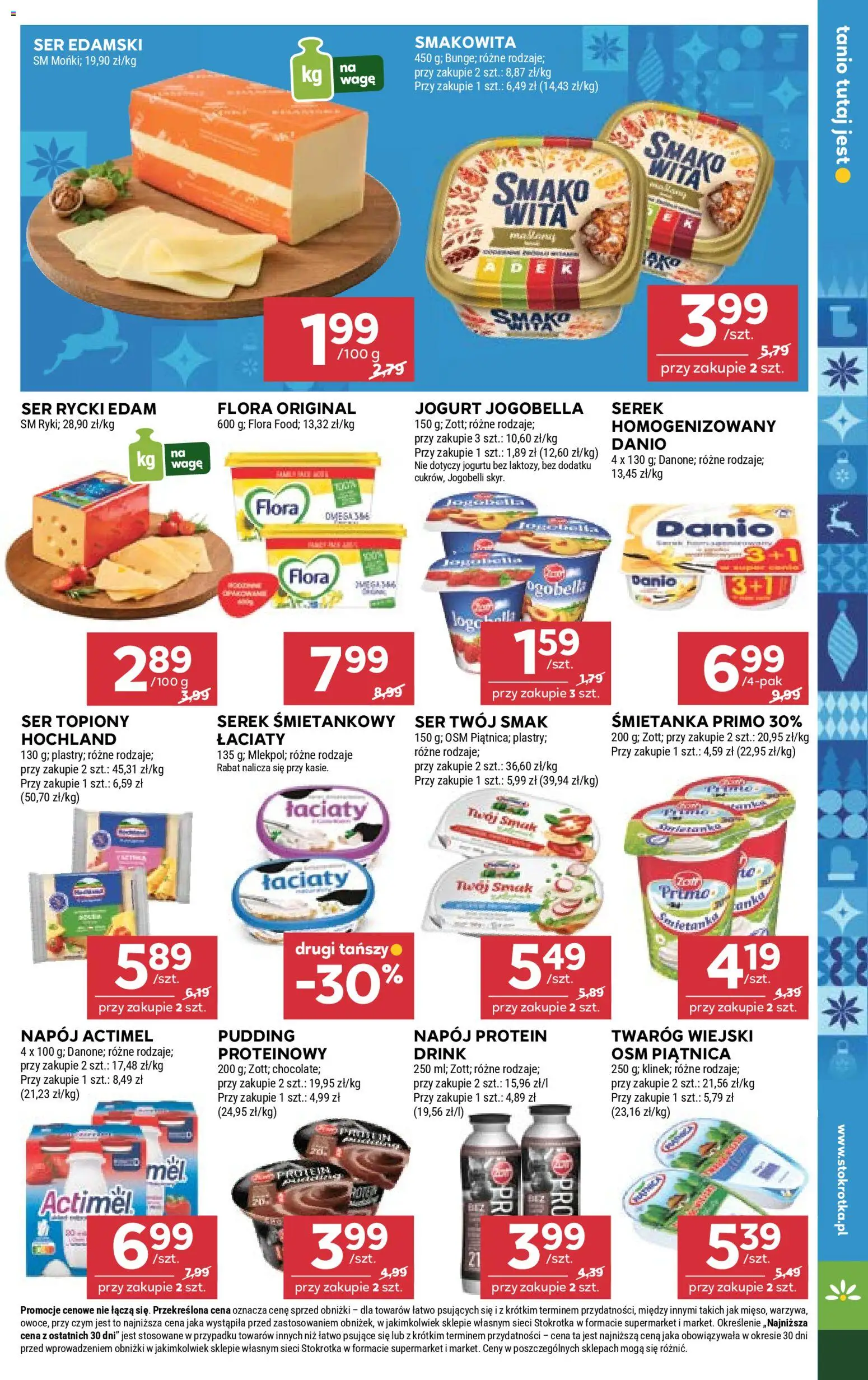 Stokrotka Gazetka - Market od 04.12.2025 | Strona: 17 | Produkty: Ser topiony, Stokrotka, Jogurt, Twaróg