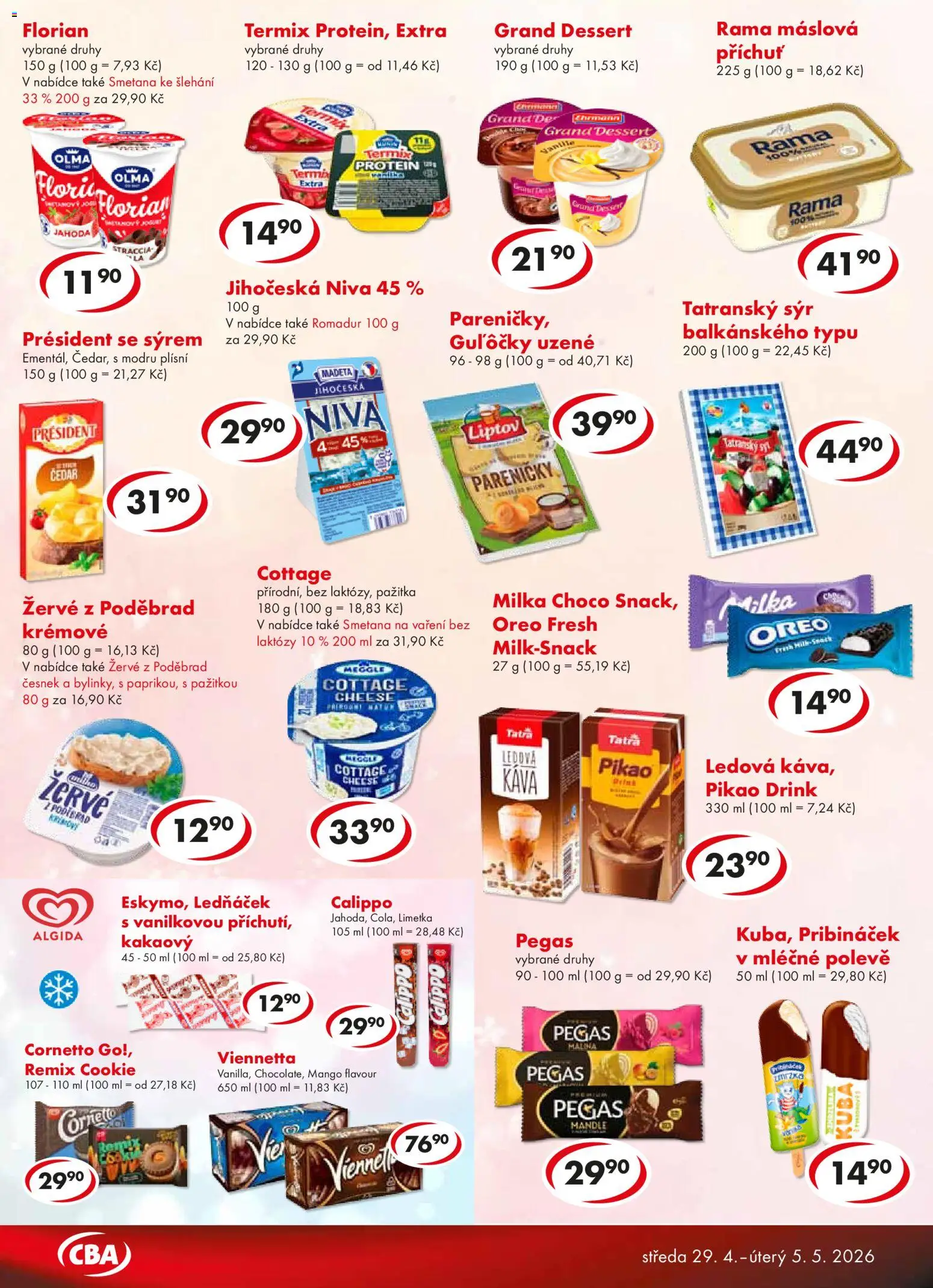 CBA leták - Premium od 29.04.2026 | Strana: 2 | Produkty: Mango, Káva, Smetana, Česnek