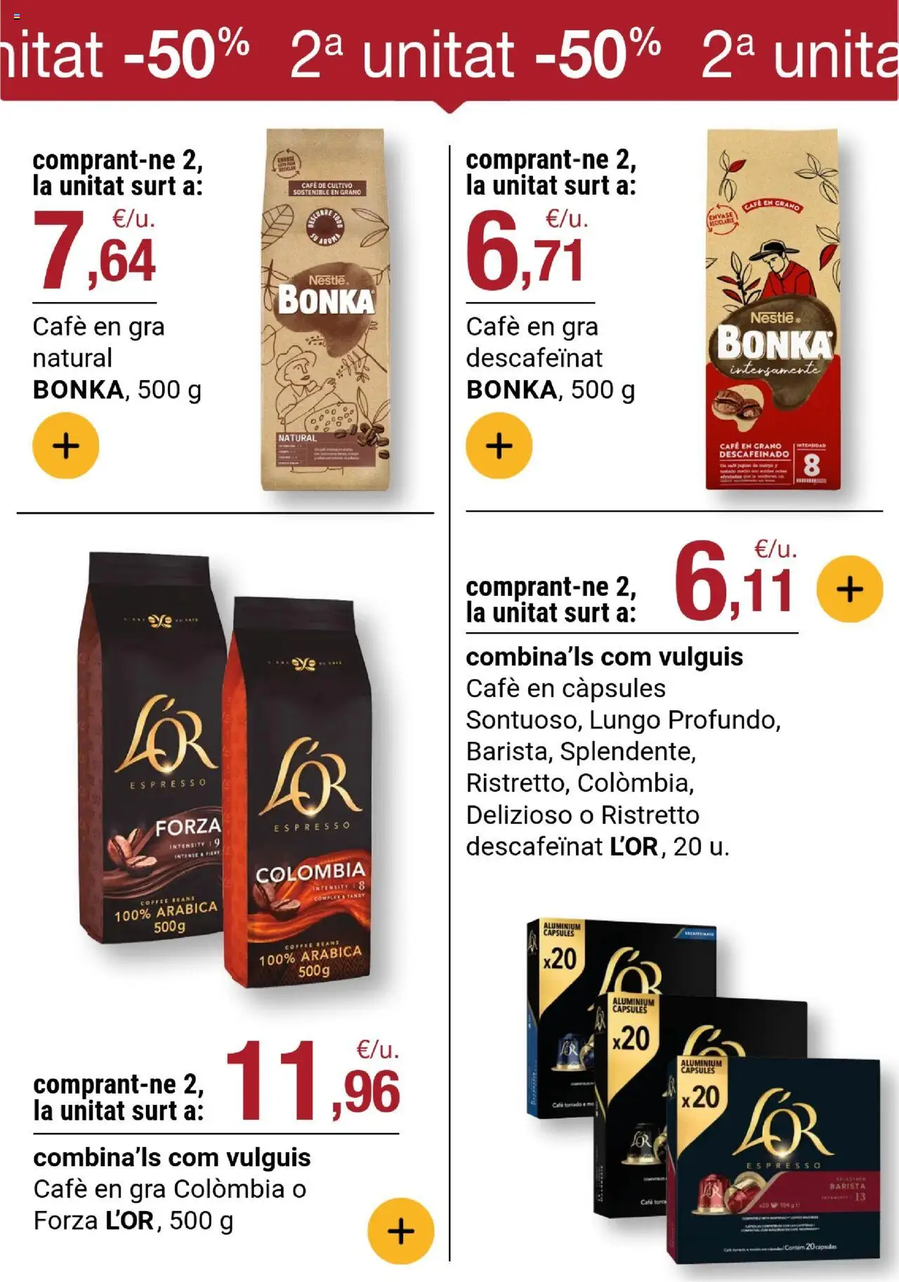 Bonpreu folleto │ válido desde el 23.09.2025 | Página: 20 | Productos: Café, Café en grano
