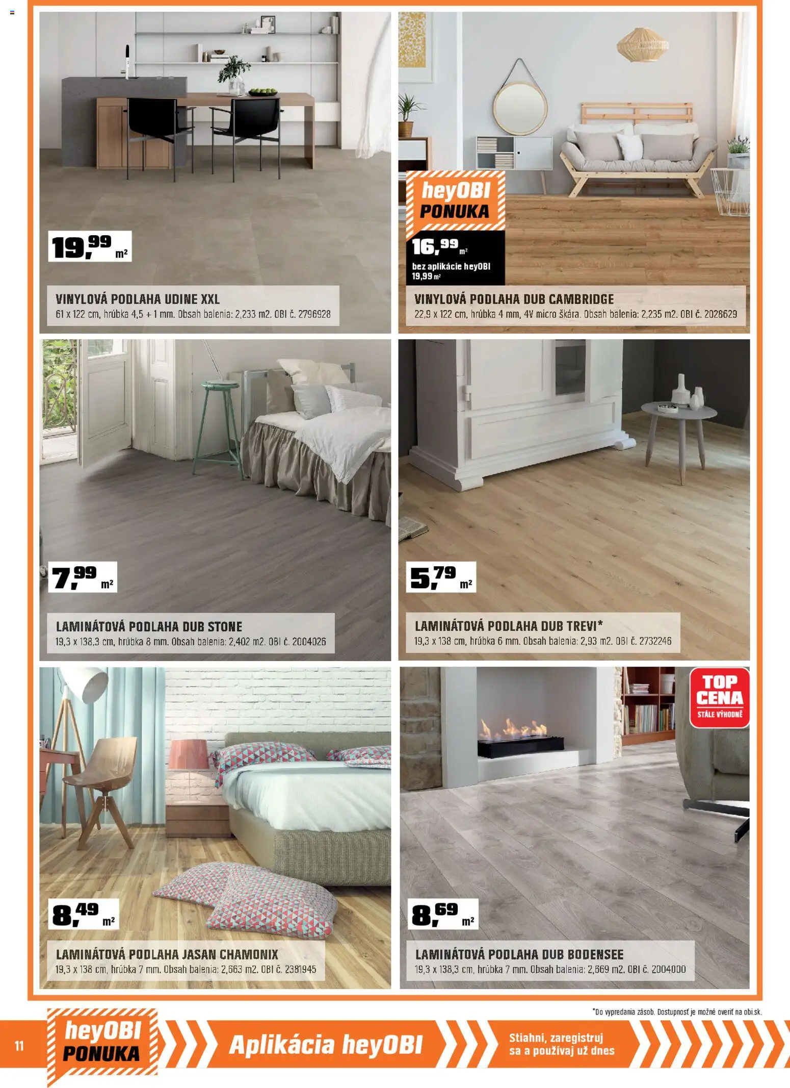 Nové OBI akcie – leták je platný od 01.02.2026 | Strana: 12 | Produkty: Hrach, Orchidea