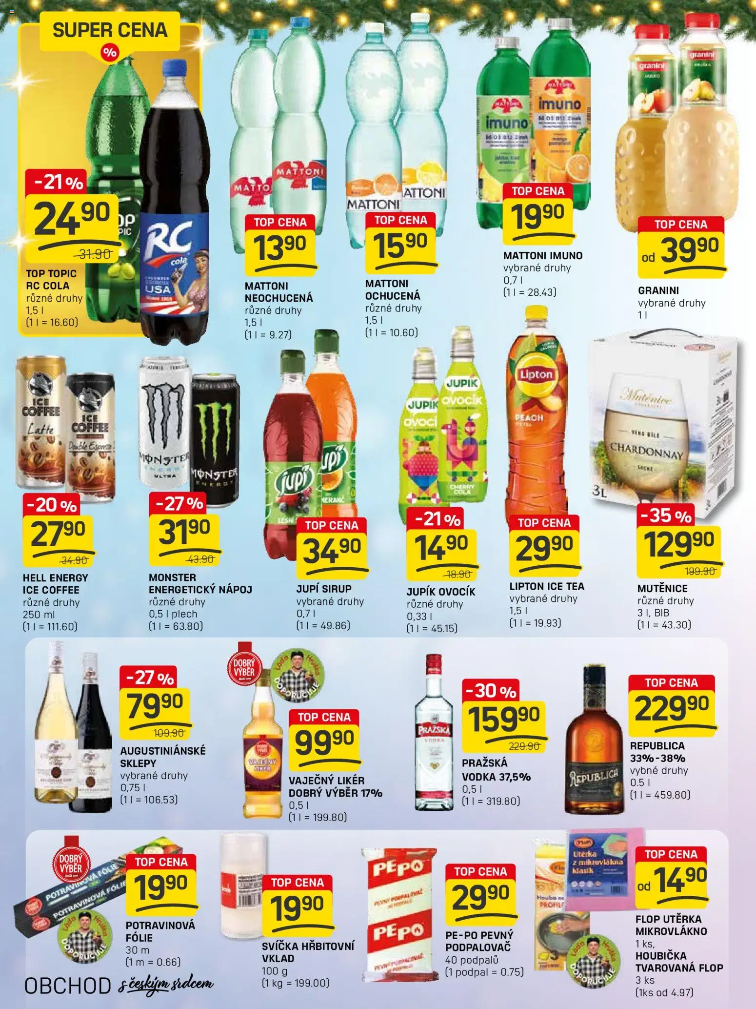 Flop leták - FlopTop od 17.12.2025 | Strana: 10 | Produkty: Mattoni, Energetický nápoj, Ice coffee, Pepo