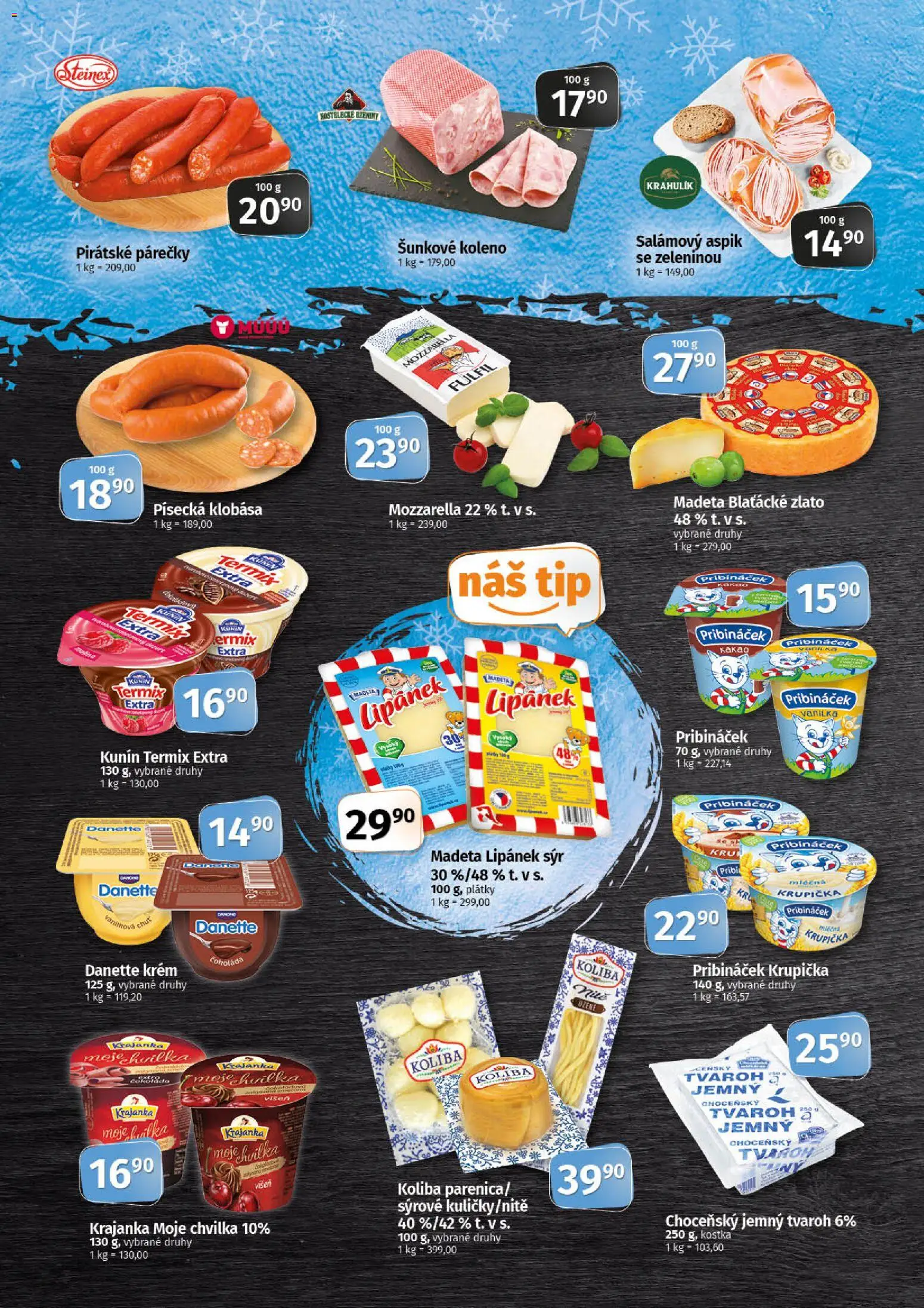 Coop leták - Tip Extra od 21.01.2026 | Strana: 2 | Produkty: Sýr, Krém, Termix, Mozzarella