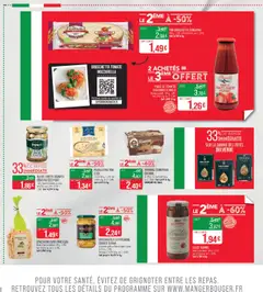  | Page: 8 | Produits: Olives, Mozzarella, Tomates, Pâtes