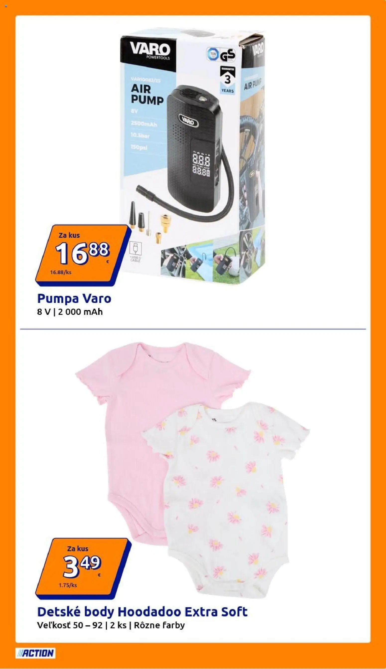 Nové Action akcie – leták je platný od 25.02.2026 | Strana: 7 | Produkty: Pumpa