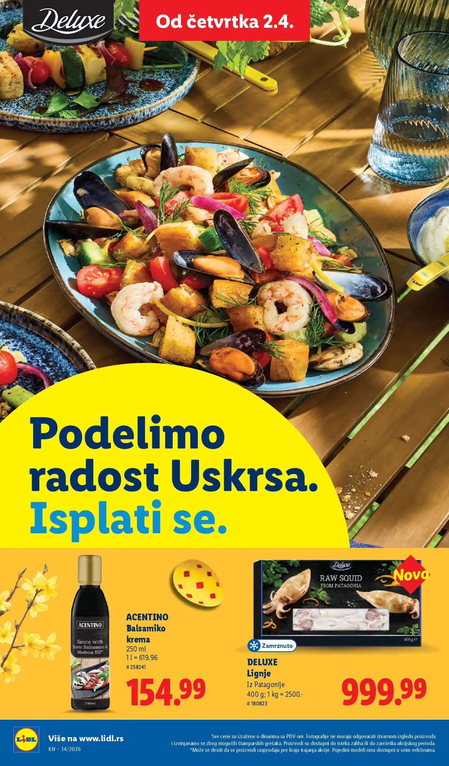 Lidl katalog - važi od 02.04.2026 | Strana: 46 | Proizvode: Krema
