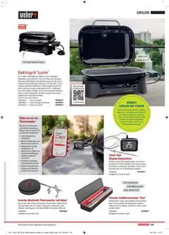 Bauhaus Freizeit im Garten ab 01.05.2026 gültig | Seite: 139 | Produkte: Kabel, Grill, Thermometer, Fisch