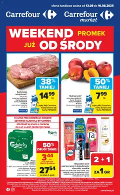 Pogląd oferty "Carrefour Gazetka - Weekend promek juz od środy" - ważna od 13.08.2025