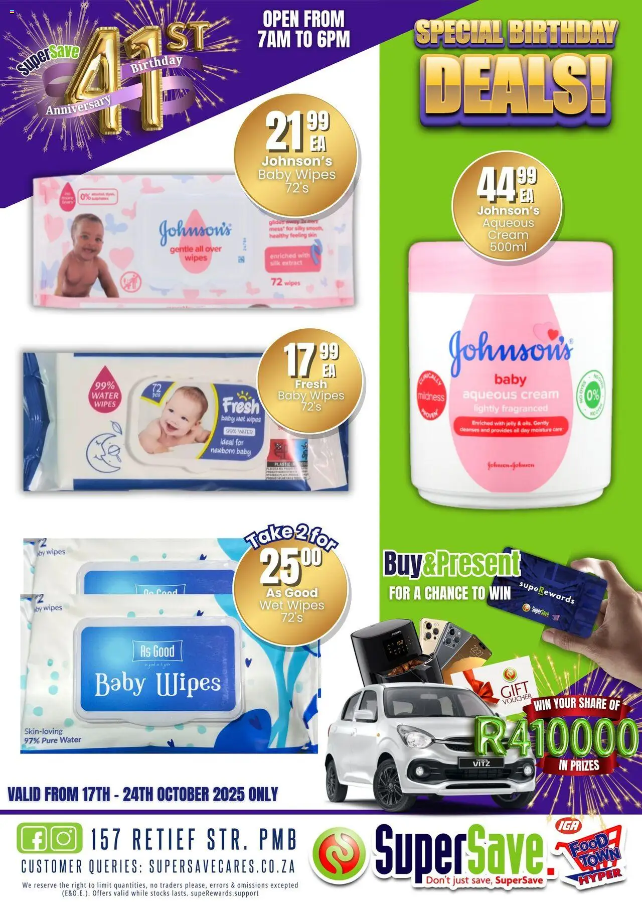 New Super Save catalogue – valid from 17.10.2025 | Page: 82 | Products: Cream, Water