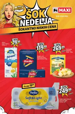 Maxi katalog Šok nedelja - pregled Maxi kataloga - važi od 13.04.2026