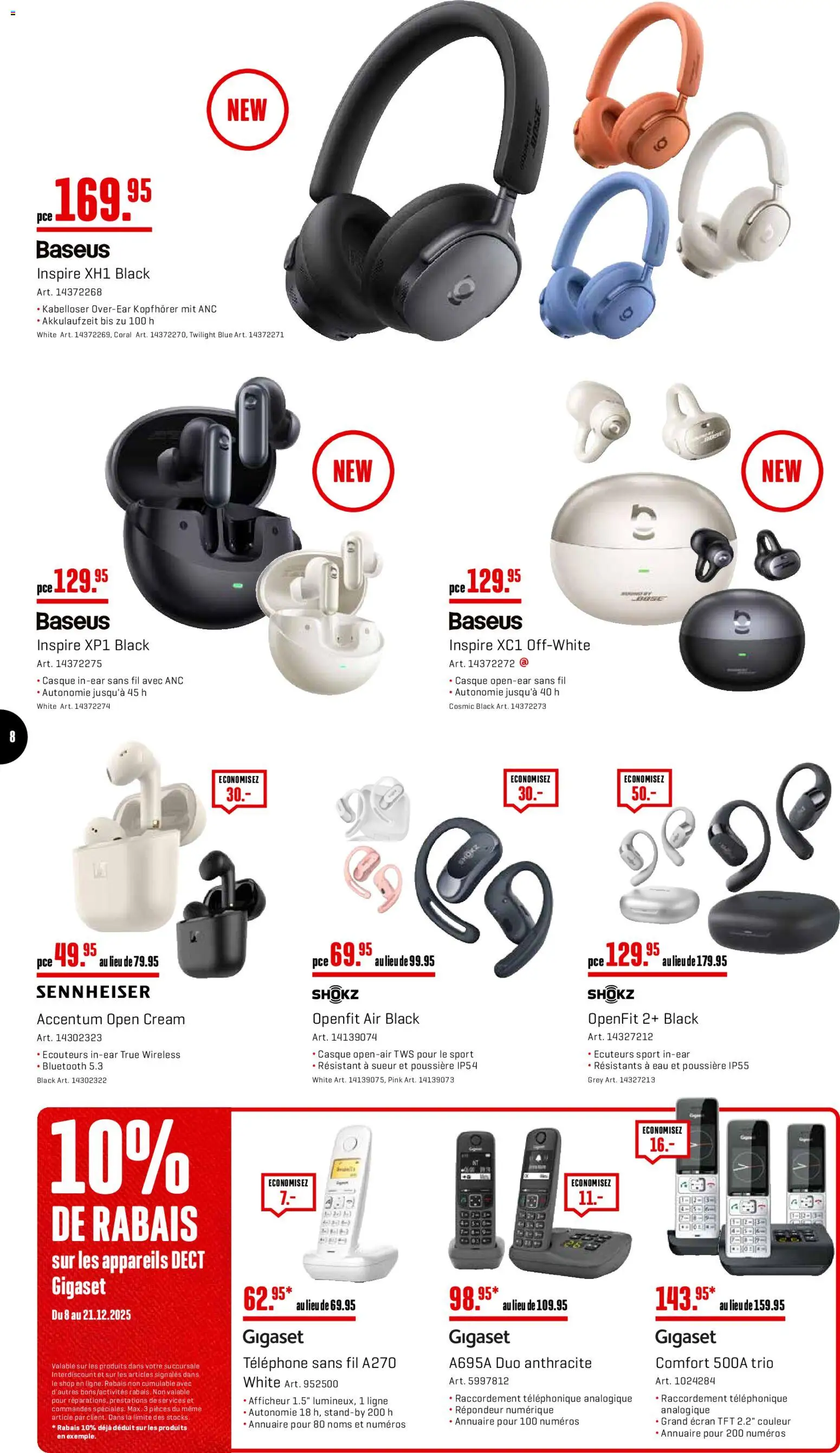 Interdiscount Aktionen FR – gültig ab 08.12.2025 | Seite: 8