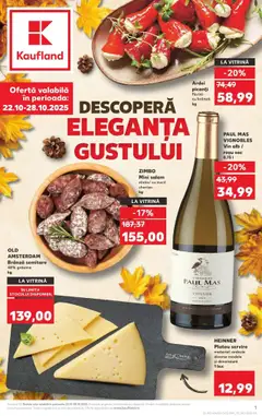 Ofertele Kaufland valabile de la 22.10.2025
