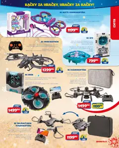 Náhled letáku Sparkys katalog Vánoce od 01.10.2025 | Strana: 77 | Produkty: Kvadrokoptéra, Hračky, Dron, Baterie