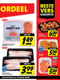 Boni - Folder week 9 - Voorbeeld van een folder van Boni, geldig van 23.02.2026 | Pagina: 11 | Producten: Schaal, Zalm