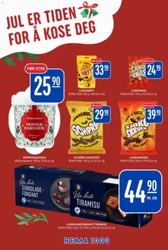 Forhåndsvisning av Rema 1000 kundeavis gyldig fra 22.12.2025 | Side: 29 | Produkter: Sjokolade, Суміш дитяча