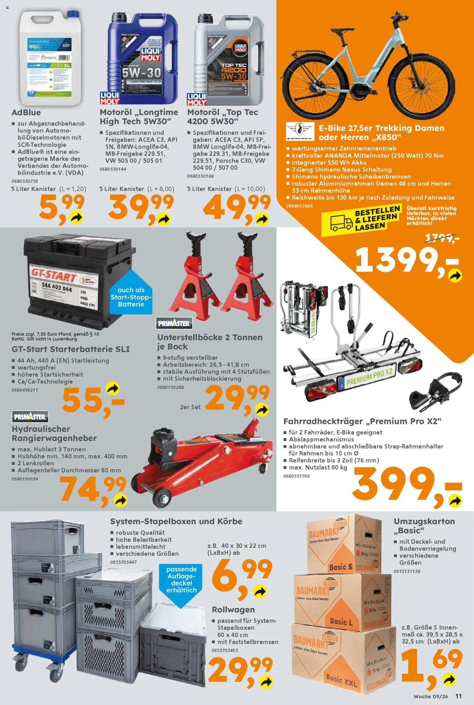 Globus Baumarkt prospekt Berlin-Treptow	 – gültig ab 23.02.2026 | Seite: 11