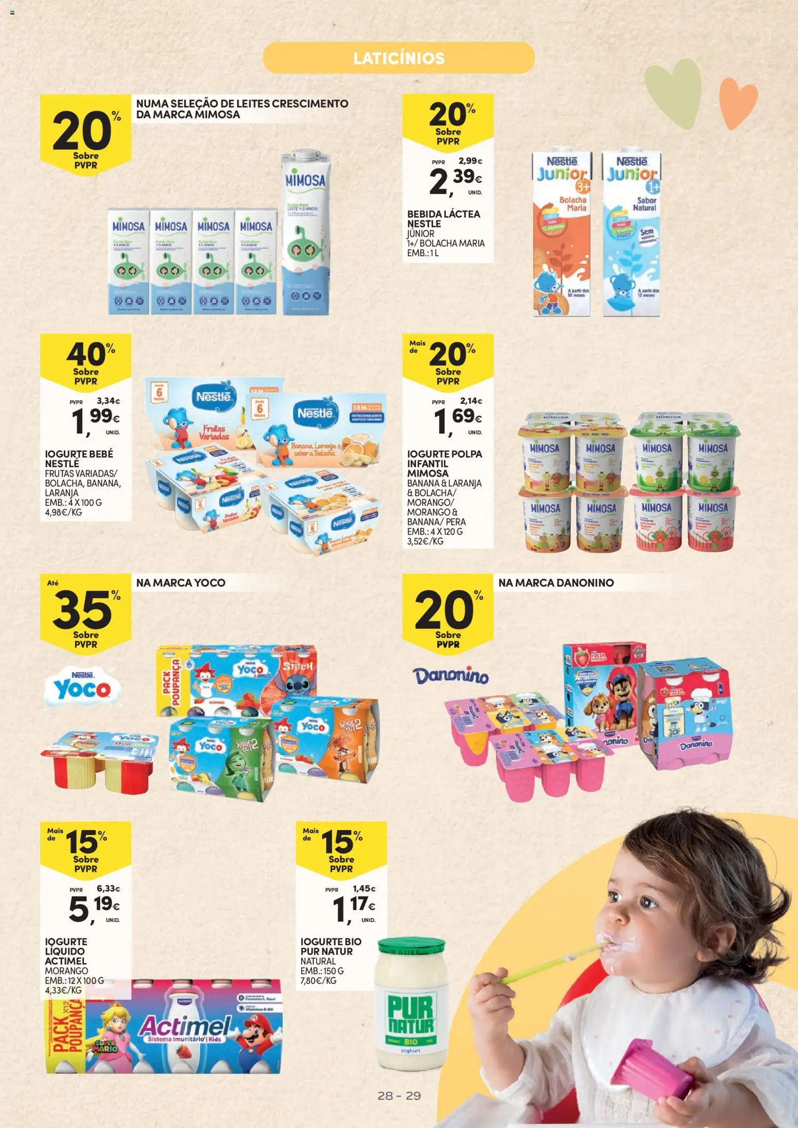 Continente - Bebé │ válido de 13.01.2026 | Página: 29 | Produtos: Banana, Leite, Nestlé, Iogurte liquido