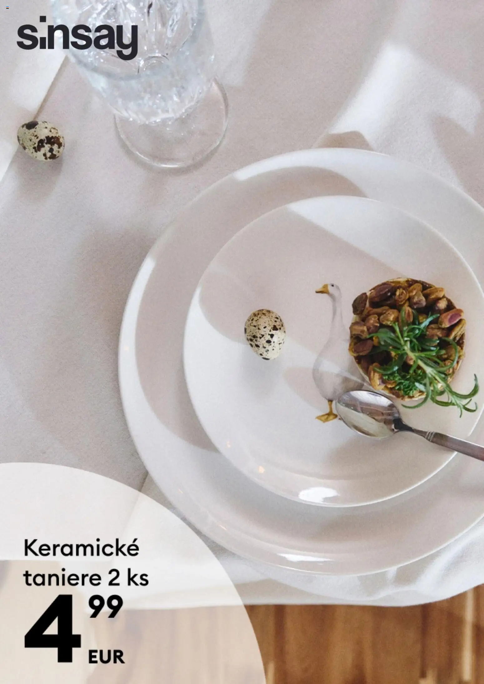 Nové Sinsay akcie – leták je platný od 11.03.2026 | Strana: 2 | Produkty: Taniere