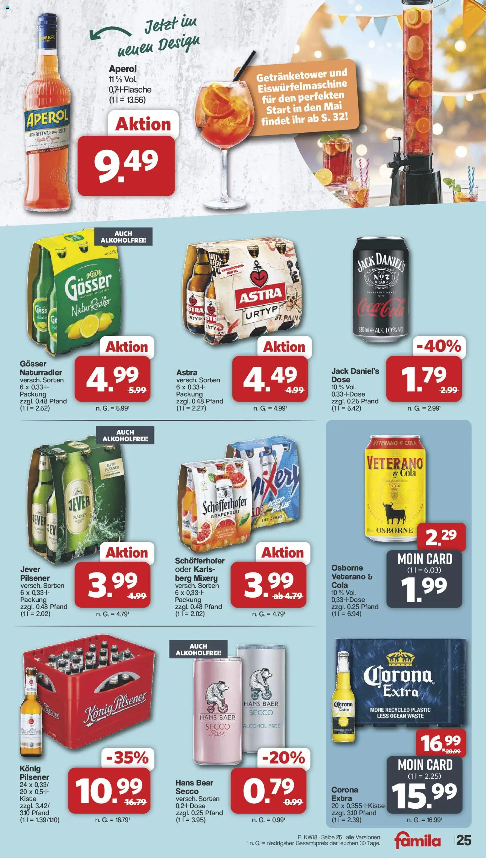 Famila Nordwest Prospekt 	 – gültig ab 27.04.2026 | Seite: 25 | Produkte: Energy, Astra, Jack Daniel's, Radler