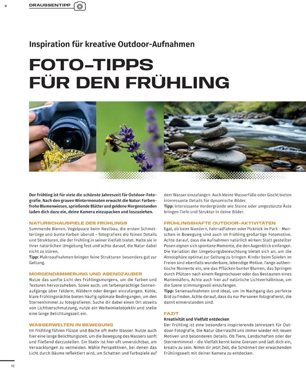 Sport2000 Mission Outdoor – gültig ab 28.03.2025 | Seite: 10 | Produkte: Kamera, Wasser, Stativ