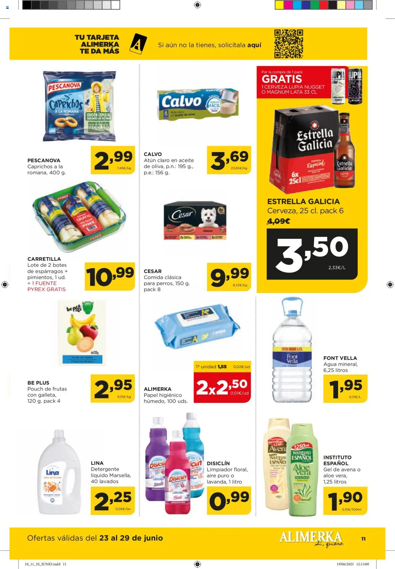Alimerka folleto Asturias │ válido desde el 23.06.2025 | Página: 11 | Productos: Detergente, Aceite, Té, Body