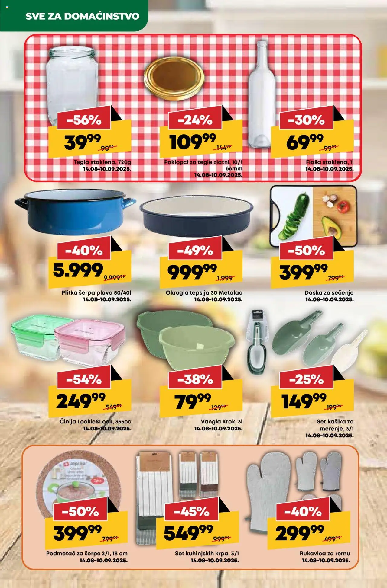 Tempo katalog - važi od 14.08.2025 | Strana: 33 | Proizvode: Daska za sečenje, Tegla
