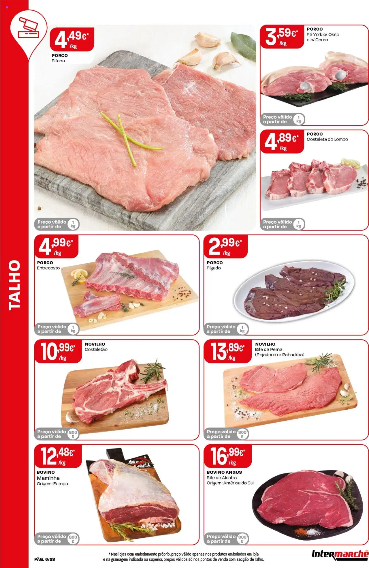 Intermarché folheto │ válido de 19.06.2025 | Página: 6 | Produtos: Lombo, Pá