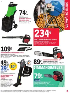 Brico E.Leclerc - Prévisualisation de Brico E.Leclerc catalogue valide à partir de 14.10.2025 | Page: 9 | Produits: Sac, Aspirateur, Broyeur, Chevalet