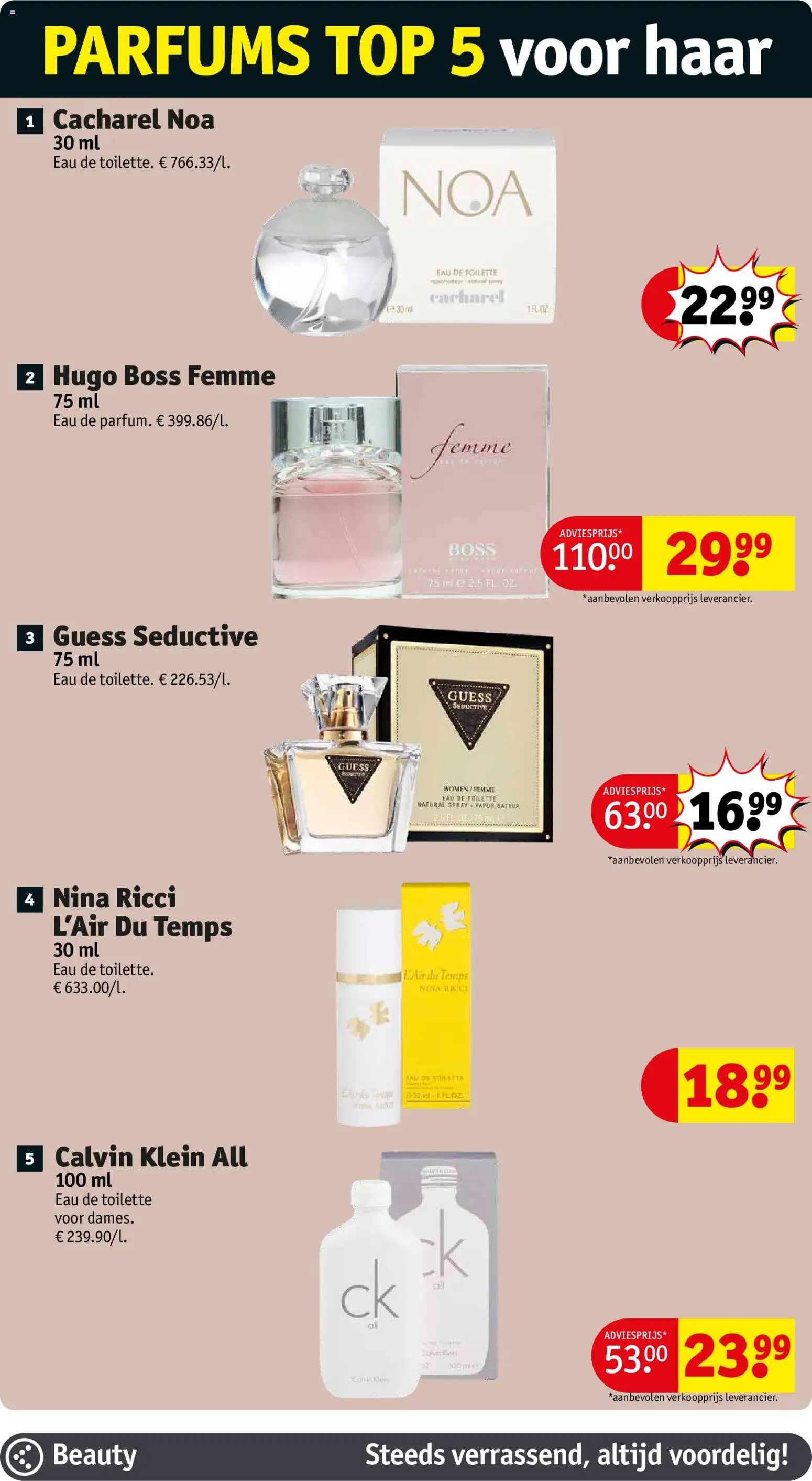 {H1} | Pagina: 29 | Producten: Parfums, Toilet, Eau de toilette