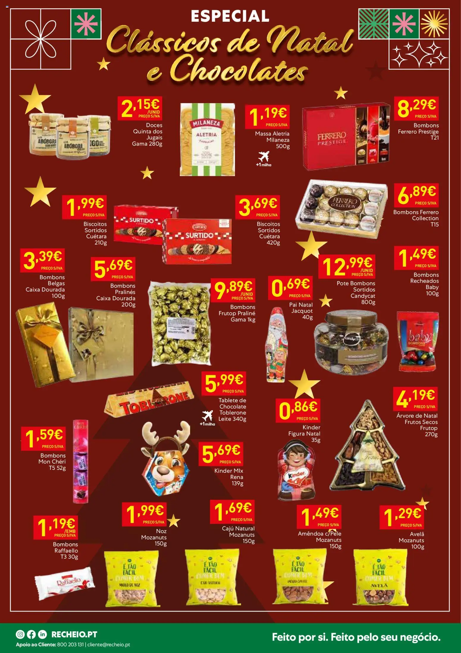 Recheio folheto Madeira │ válido de 09.12.2025 | Página: 16 | Produtos: Milaneza, Árvore de natal, Leite, Massa