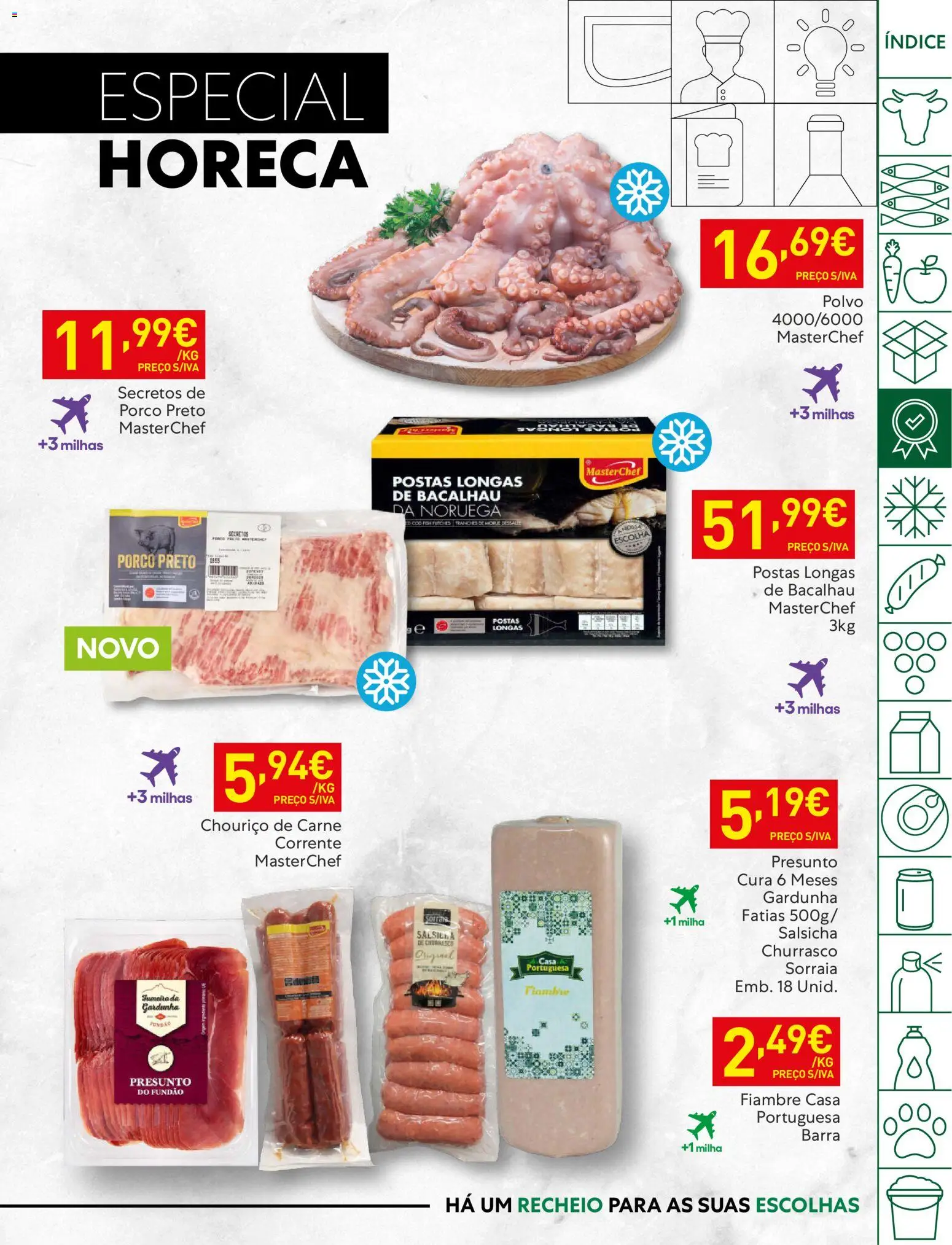 Recheio folheto │ válido de 02.12.2025 | Página: 9 | Produtos: Polvo, Presunto, Chouriço, Carne
