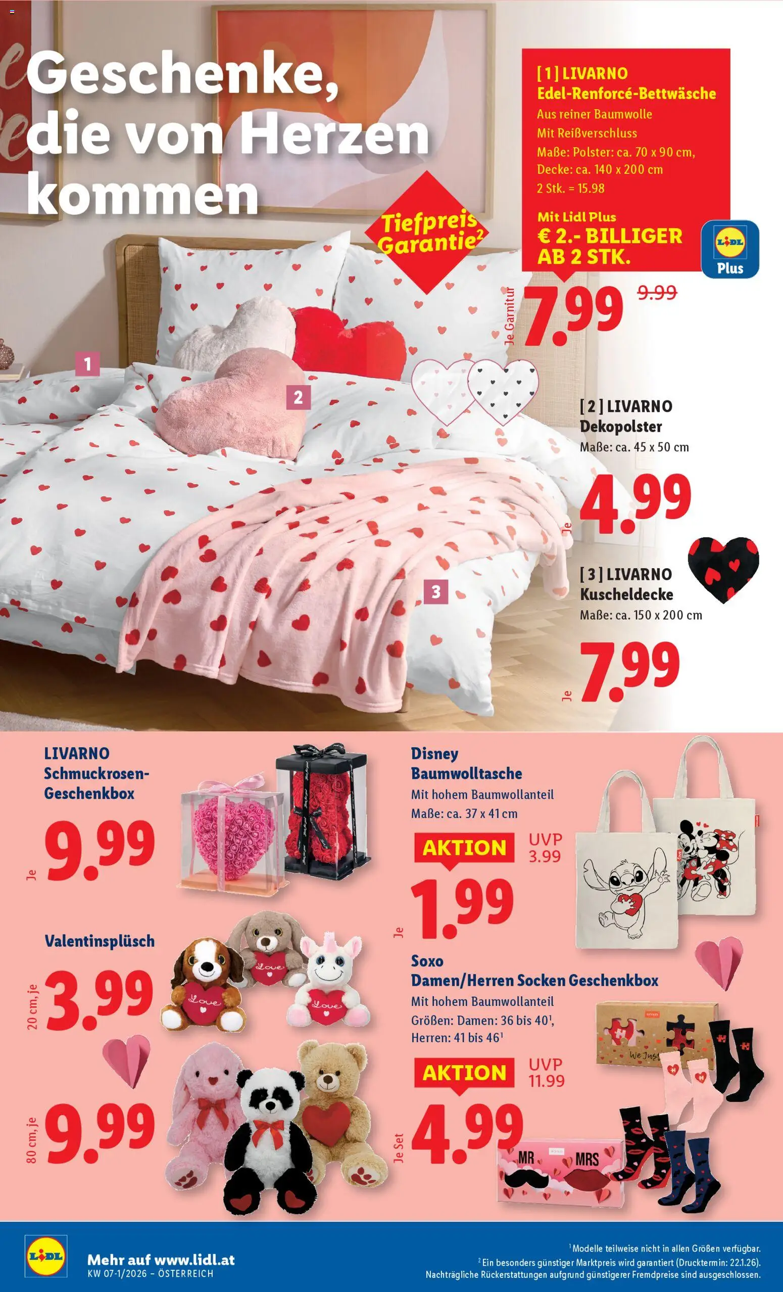 Lidl Flugblatt - Oberpullendorf, Güssing, Oberwart gültig ab 05.02.2026 | Seite: 38 | Produkte: Socken, Decke