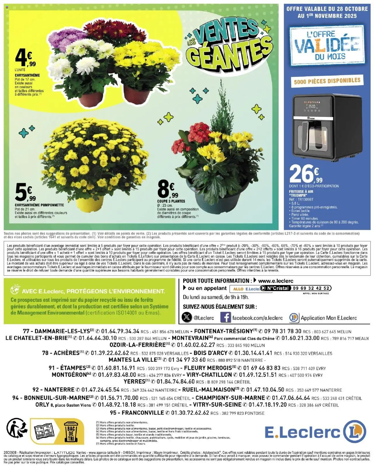 {H1} | Page: 24 | Produits: Plantes, Air fryer, Chrysanthème, Jeux