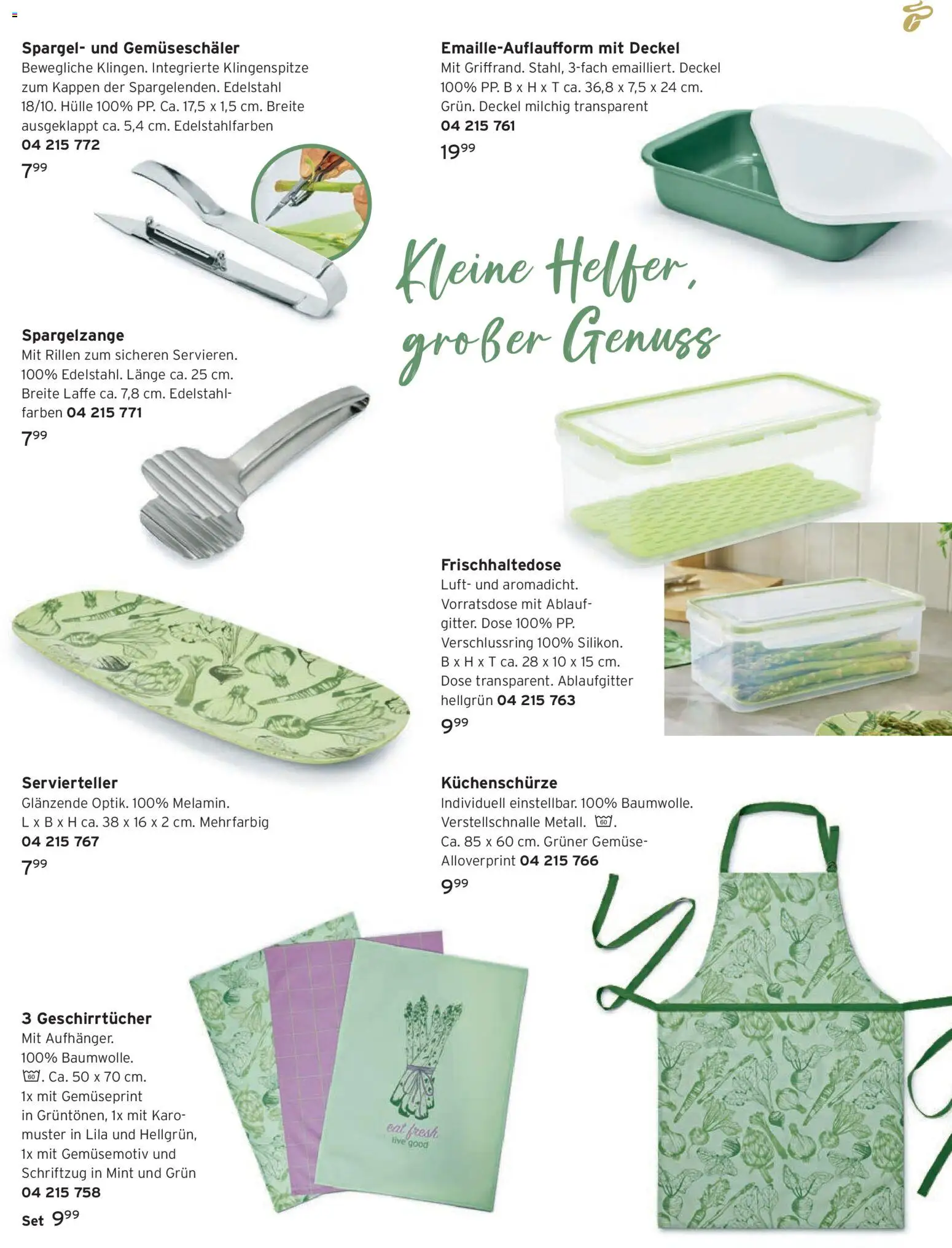 Tchibo Prospekt April – gültig ab 01.04.2026 | Seite: 91 | Produkte: Hülle, Spargel, Gemüse