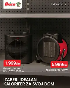 Brico S katalog - pregled Brico S kataloga - važi od 20.01.2026 | Strana: 4 | Proizvode: Kalorifer