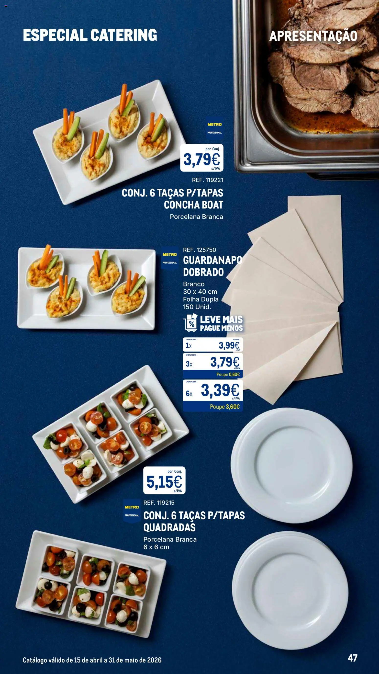 Makro Especial Catering │ válido de 15.04.2026 | Página: 47 | Produtos: Taças
