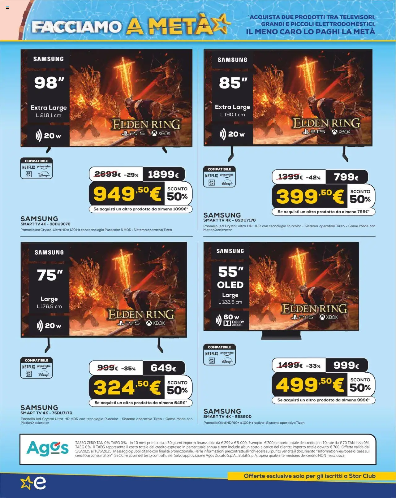 Volantino Euronics del 05.06.2025 | Pagina: 2 | Prodotti: smart TV, Video, Xbox, Samsung