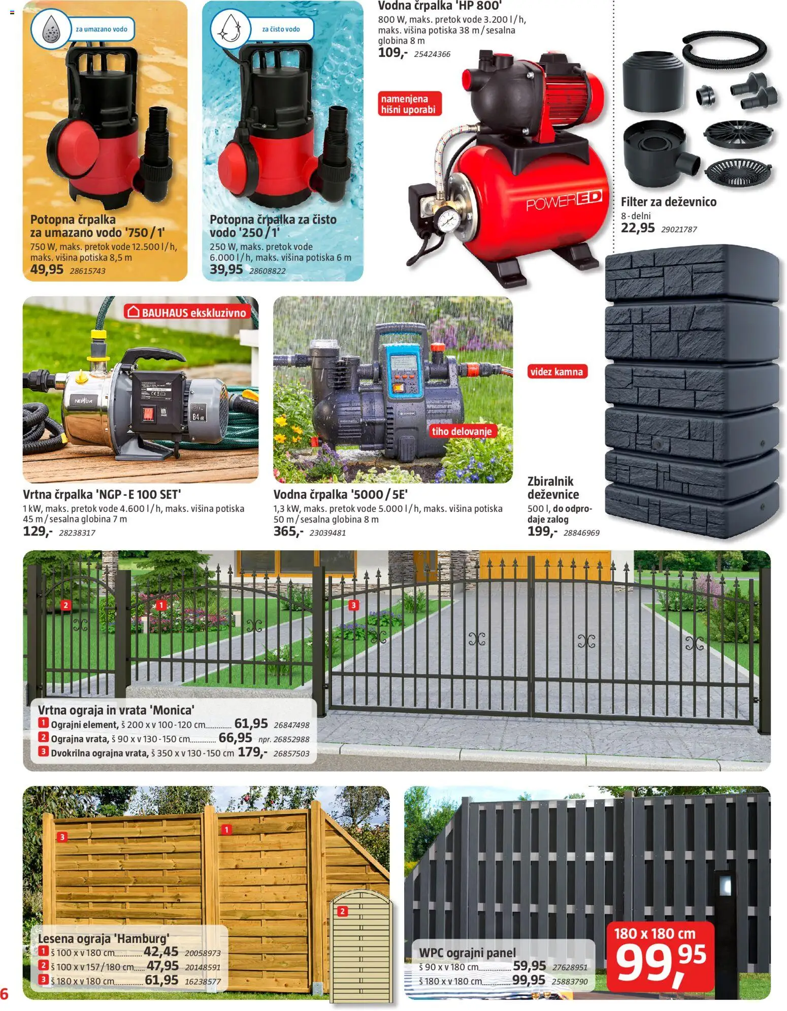 Novi Bauhaus katalog ponudbe – veljaven od 01.04.2026 | Stran: 6