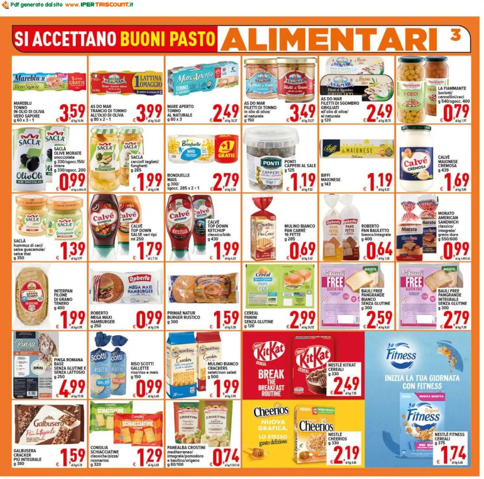 Volantino Ipertriscount del 26.01.2026 | Pagina: 3 | Prodotti: Maionese, Salsa, Barbecue, Hummus