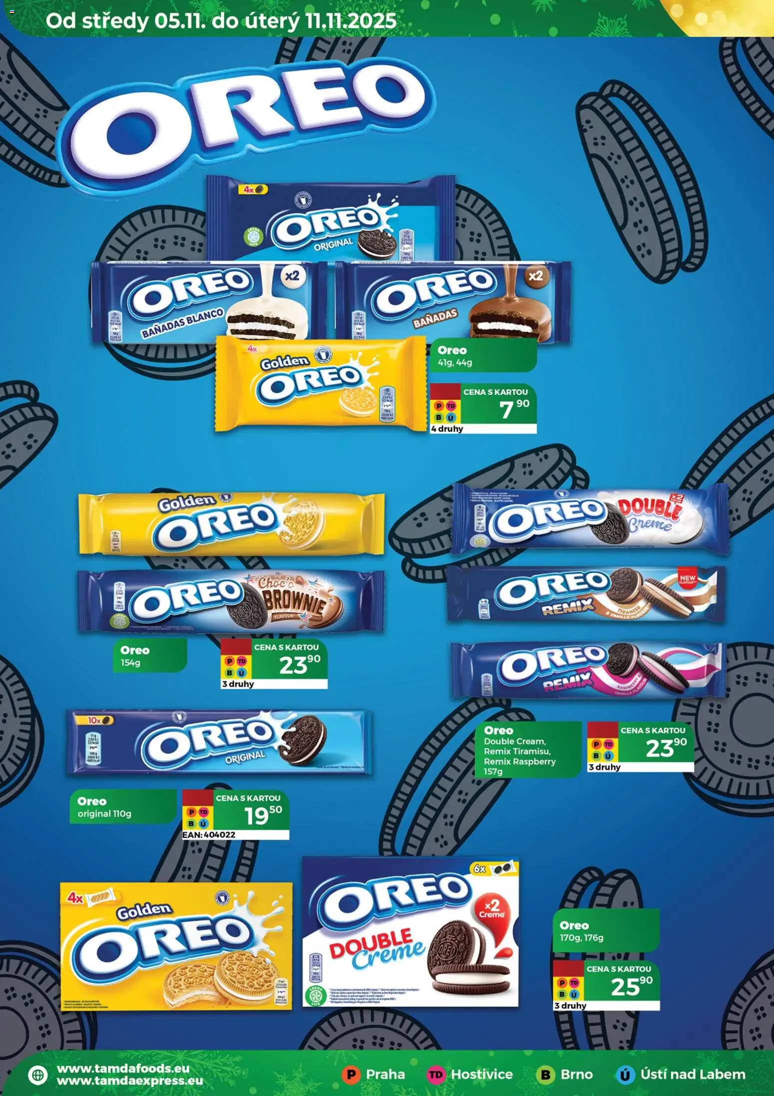 Tamda Foods leták od 05.11.2025 | Strana: 3 | Produkty: Tiramisu, Brownie, Oreo