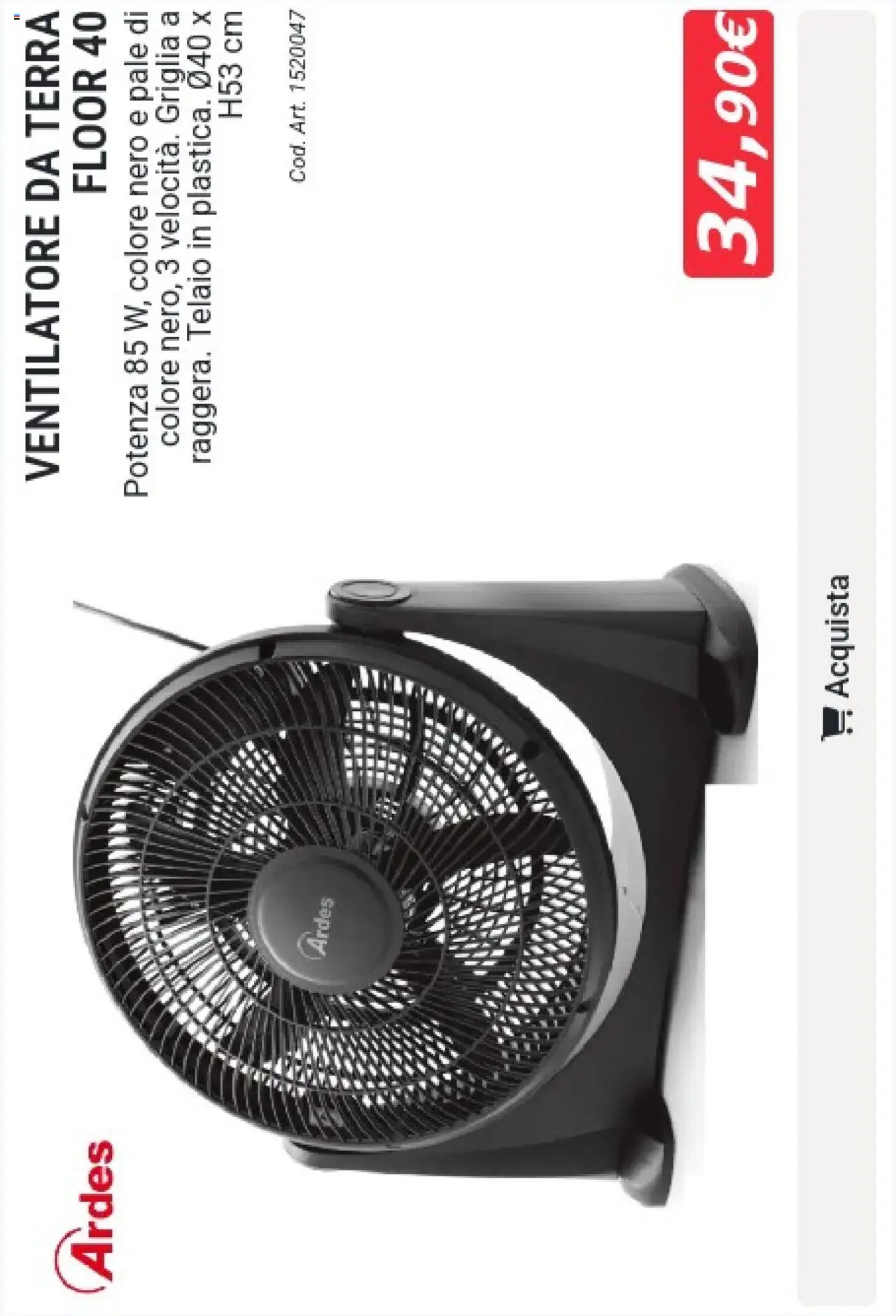 Volantino Brico io del 01.03.2025 | Pagina: 23 | Prodotti: Ventilatore, Griglia, Terra
