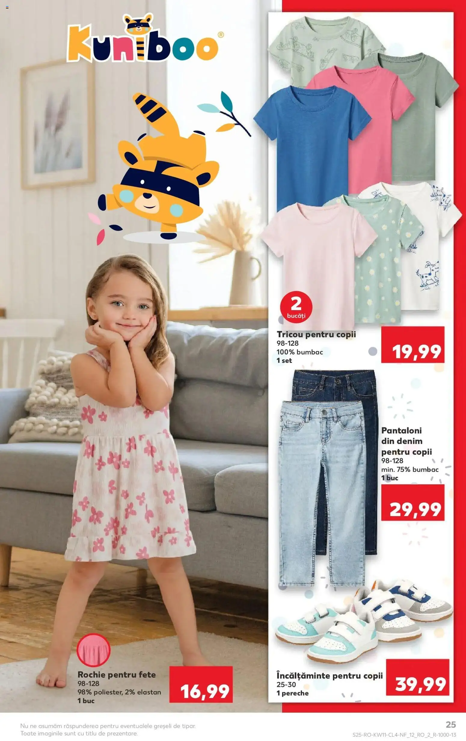 Noul catalog Kaufland – valabil de la 11.03.2026 | Pagină: 25 | Produse: Rochie, Bornoz takımı, Tricou, Pantaloni