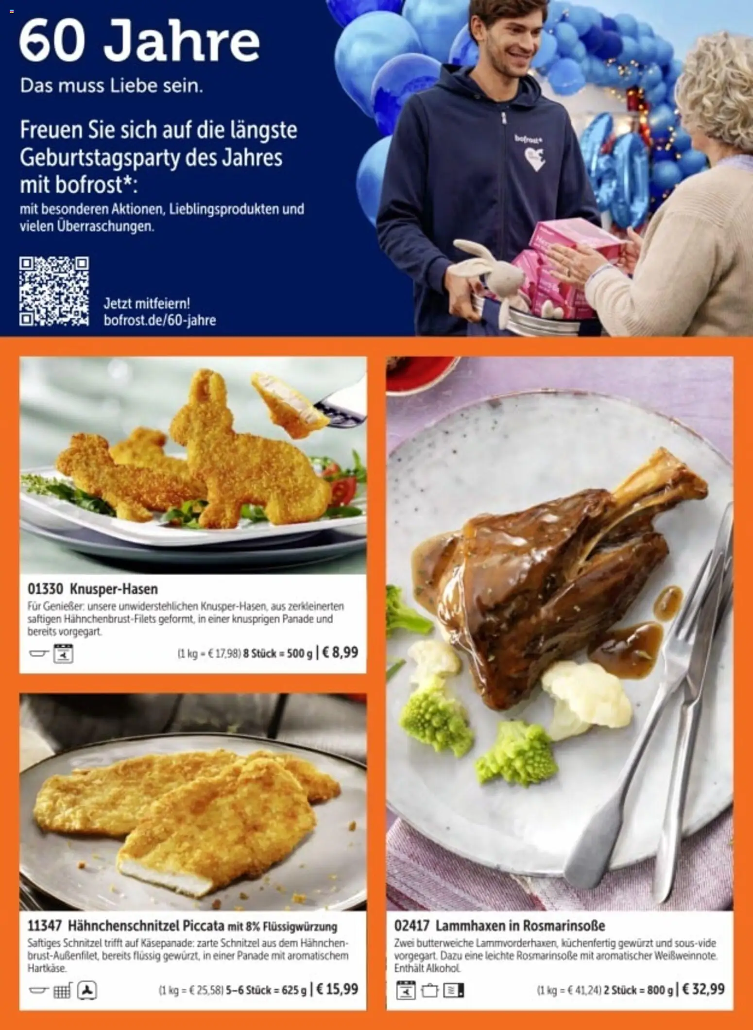 Bofrost Katalog Osterprogramm – gültig ab 23.02.2026 | Seite: 13 | Produkte: Hahnchen, Schnitzel